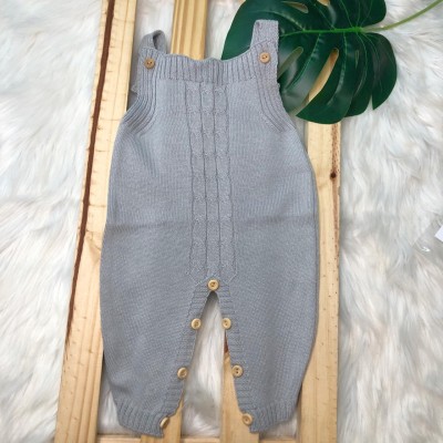 Jardineira de  Linha Trança Cinza